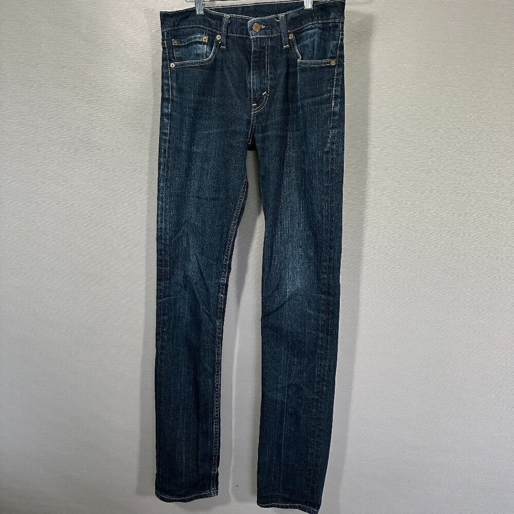 Levis 511 Jeans Mens 32 Medium Wash Cotton Stretch Slim Fit Pockets